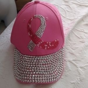 Designer Bling Pink Hat 1Sz $28 +Free  scarf